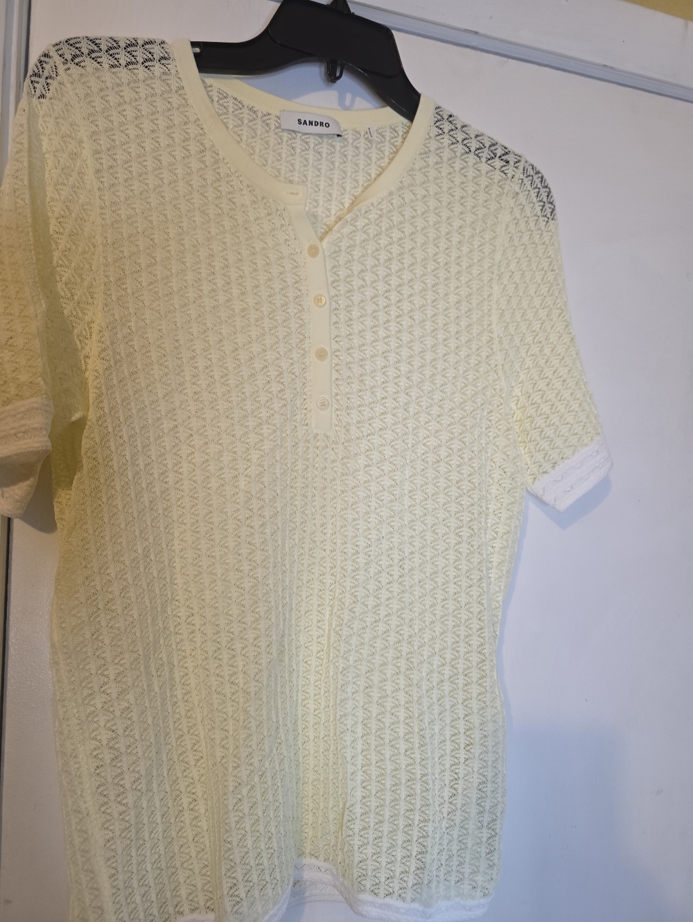 Sandro PARIS WOMEN Button Down Shirt Medium